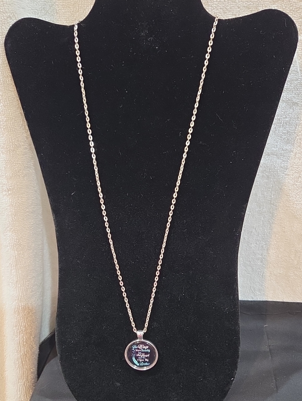 MISS MY BROTHER PENDANT NECKLACE